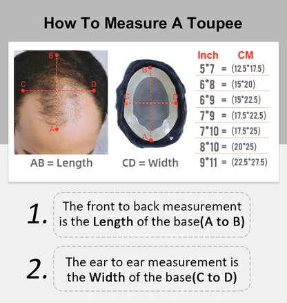 Swiss Lace Front Men Toupee Real Human Hair Wigs Lace PU Men's Capillary Prosthesis Durable Man Wig Natural Human System Toppers