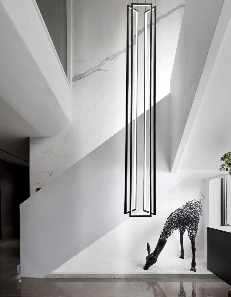 Modern Stair Chandelier Pendant Lights Indoor Lighting Ceiling Lamp Hanging Light Led Chandeliers for Living Room Indoor Lightin