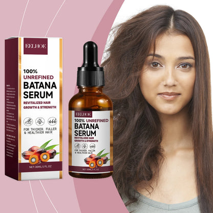 EELHOE Natural Batana Oil Deep Moisturizing Smooth Thick Hair Growth Shampoo and Conditioner for Damaged Hair Keratin Treatment