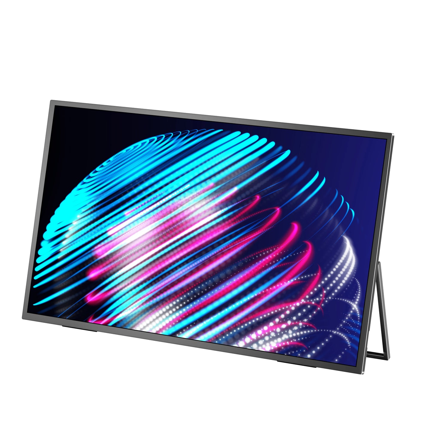 SIBOLAN 23.8" 4K Portable Monitor UHD 3840*2160 100%sRGB External Gaming Screen USB C LS Stand VESA for Mini PC Laptop MAC