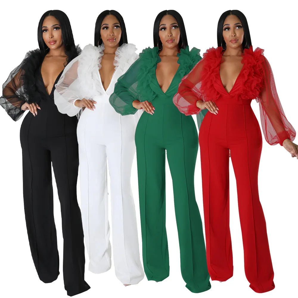 jumpsuits women pants summer jumpsuit women one pieces 2025 clothes for woman jumpsuits woman elegant outfits full pants