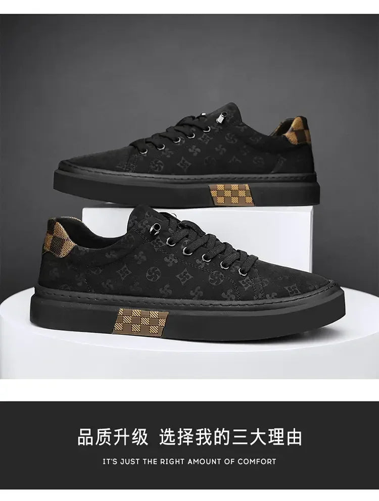 Men Skateboarding Shoes Platform Tennis Gym Sport Sneakers Luxury Design Skateboard Flats Sneakers Outdoor Walking Shoe For Male