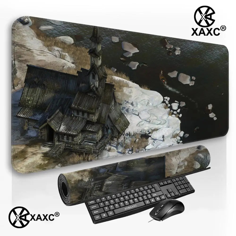 D-Disco E-Elysium Mouse Pad Large Gaming Mouse Pad Print Waterproof XXL Desk Mat For PC Laptop Non-Slip Desk Mat Carpet HYBXXC
