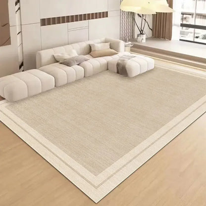 VIKAMA Nordic Style Living Room Carpet Soft Non-Slip Dirt Resistant Mat for Sofa End Table Bedroom Cloakroom Home Decor