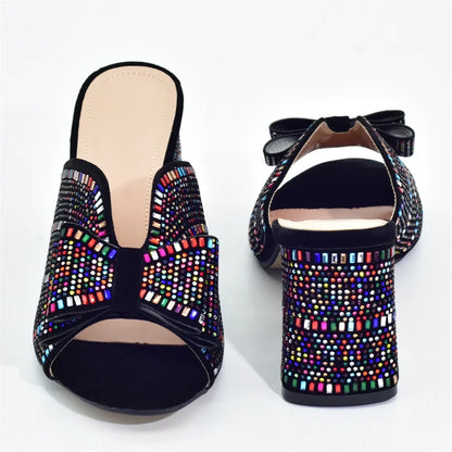 2026 Italian Elegant Women Party Pumps Decorated with Rhinestone Plus Size Women Shoes 43 High Heels Women Pumps Platform Heels