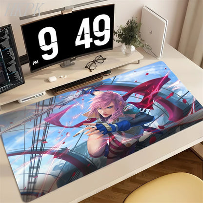 Large Game FINAL FANTASY IX Mouse Pad XXL Mouse Pad For Home Office Waterproof Deskmat Computer Mouse Pad Keyboard Mat