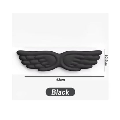 Keyboard Mouse Wrist Rest Angel Wing Memory Foam Mouse Pad Set Wrist Support Ergonomic Non-Slip for Computer Laptop Easy Typing