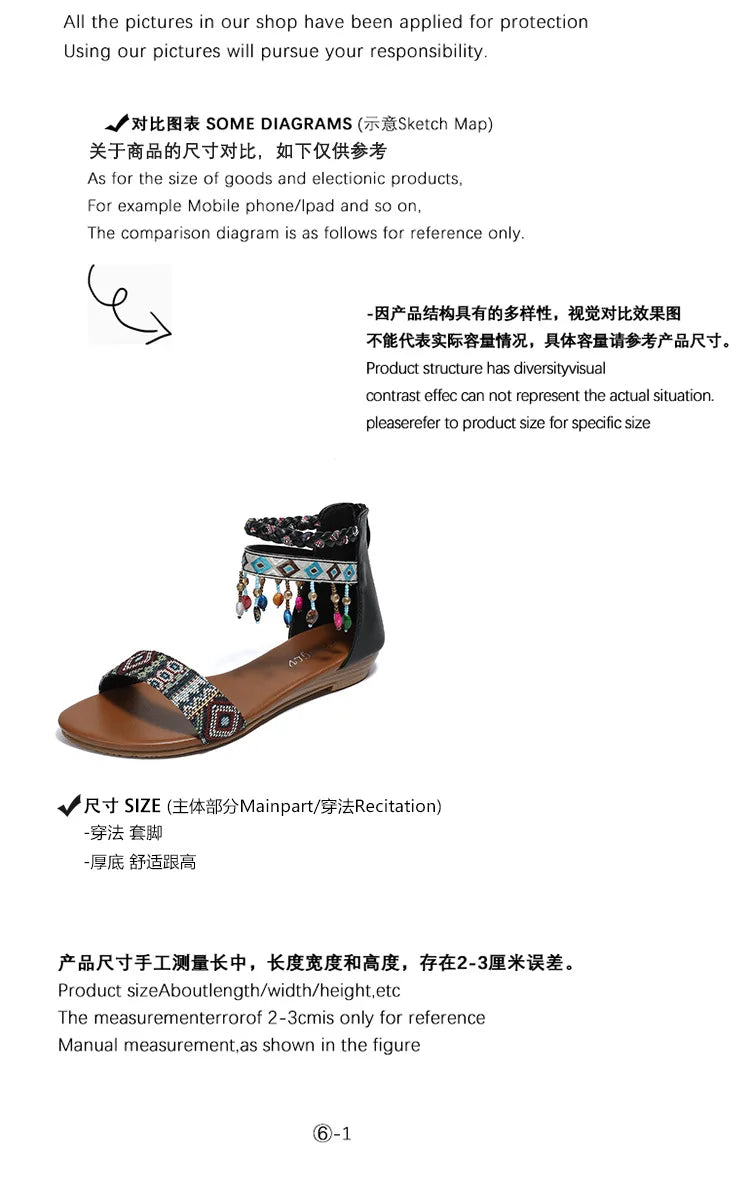 High quality leather flat sandals for women 2.5cm low heel vintage print new summer 2026 36 42 open toe casual shoe black brown
