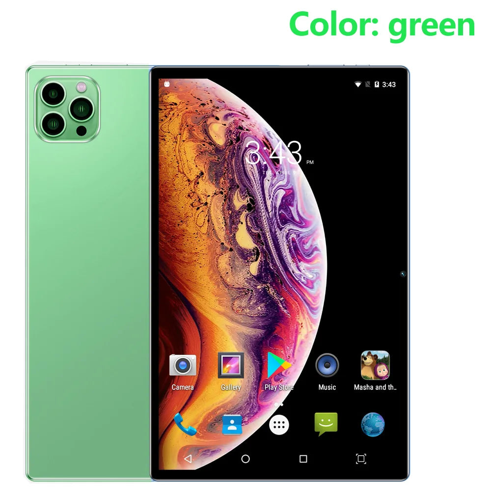 New 10.1 Inch Android Tablet Pc Google Play Octa Core Dual Cameras Dual SIM Phone Call Wifi Tablets 4GB RAM 64GB ROM