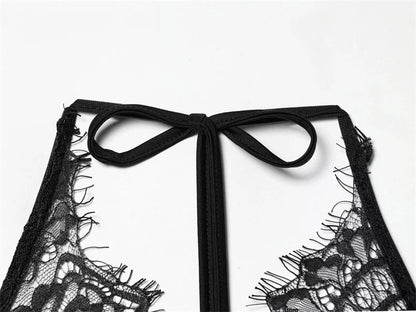 Women's Bodysuit 2026 New Fashion Summer Black Spliced Lace Bodysuit for Women Elegant Chic Personality Spaghetti Strap Bodysuit