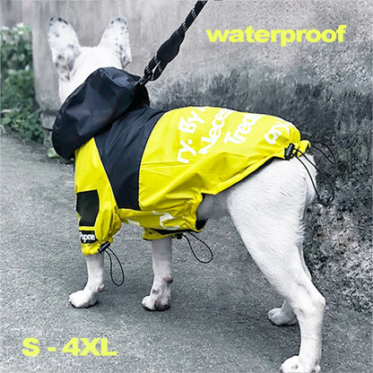 Fashion Pet Dog Clothes  Raincoat Waterproof Reflective Pet Jacket Dog Cat Coat for Small Medium Large Dogs Clothes