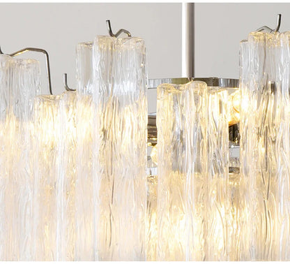 Luxury Glass Pendant Ceiling Light Fixture Chandelier Led Ceiling Lamp Modern Hanging Chandelier Lights Salon Chandeliers Lustre