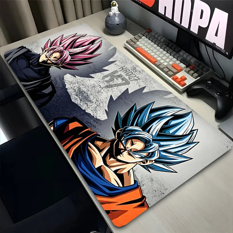 Popular DBZ Mouse Pad PC Computer Gaming Accessories Japanese anime Carpet Dragon Ball Large Mousepads Gamer Keyboard Desk Mat