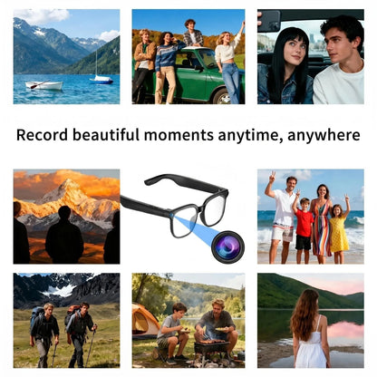 800W HD AI Smart Glasses with Camera, 1080P HD Video Recording, AI Assistant, Real-Time Translation, with Color-Changing Lenses