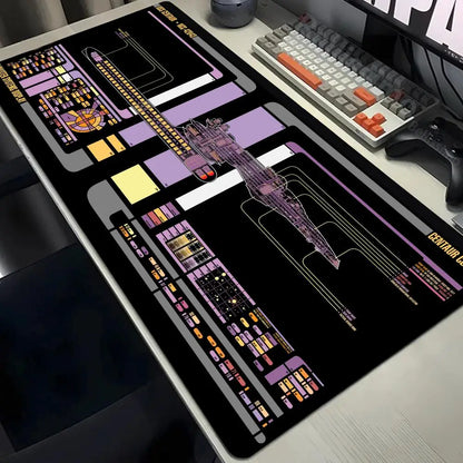Large Gaming Pad XXL 1200x600 Computer Gamer Star Trek Mouse Pad Cartoon Keyboard Mouse Mat Desk Mouse Pad for PC Desk Pad