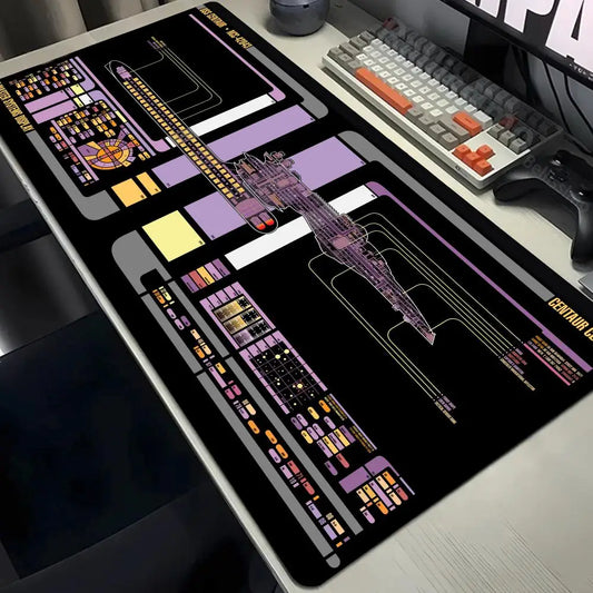 Large Gaming Pad XXL 1200x600 Computer Gamer Star Trek Mouse Pad Cartoon Keyboard Mouse Mat Desk Mouse Pad for PC Desk Pad