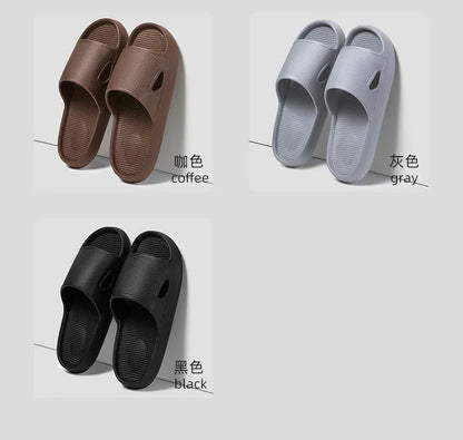 Thick Platform Cloud Slippers EVA Soft Sole Pillow Slides Summer Beach Flip Flops Women Non Slip Bathroom Home Slippers