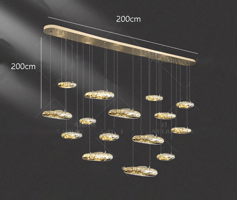 Modern Dining Room Pendant Lights Indoor Lighting Ceiling Lamp Hanging Light LED Chandelier Decorative Interior Lighting