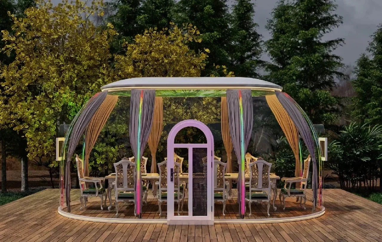 Dome Tent Geodesic Igloo Round Clear House Catering Cabin Hotel Resort Luxury Celebrating Events