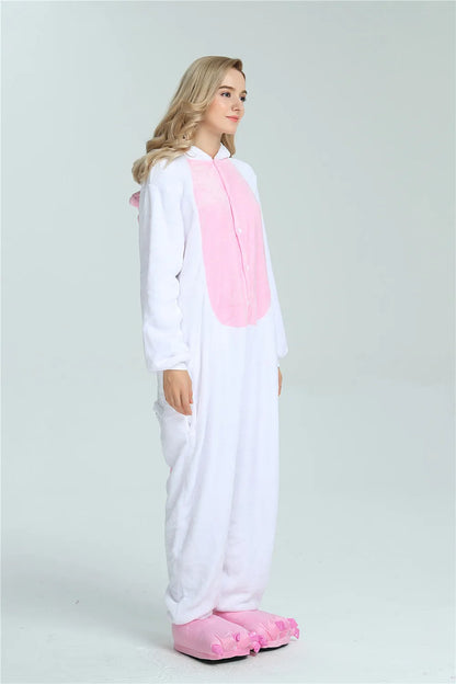 Women Cartoon Onesies Animal Pajamas Kigurumi Unicorn Onesie For Adults Long Sleeve Pyjamas Halloween Anime Cosplay Costumes