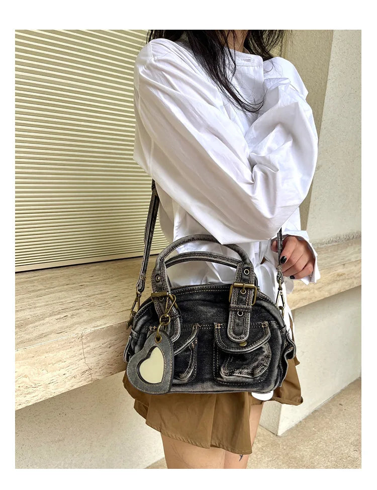Denim Crossbody Bags for Women Shoulder Bags Hand-held Retro Purse and Handbags Luxury Bags Designers Bag Сумка Женская Bolsa