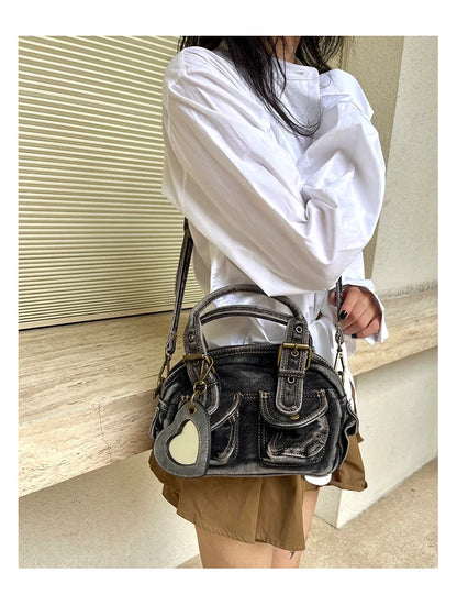 Denim Crossbody Bags for Women Shoulder Bags Hand-held Retro Purse and Handbags Luxury Bags Designers Bag Сумка Женская Bolsa