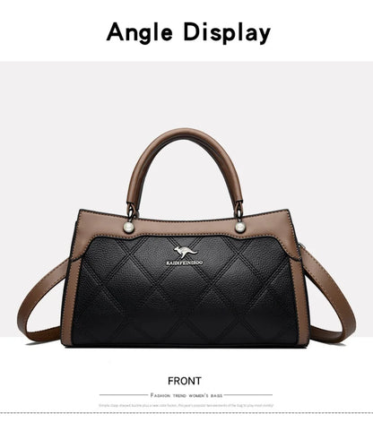 Top Quality Leather Hand Shoulder Bags for Women Luxury Handbags Women Bags Designer Casual Large Capacity Tote Bag Sac