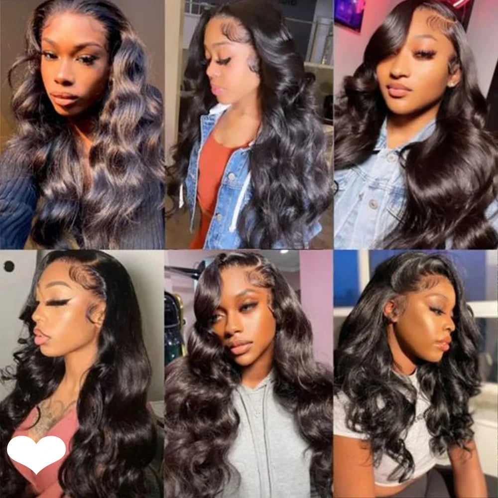 Body Wave Lace Front Wig 13X4 Lace Frontal Wig 4x4 Closure Wigs For Black Women 30 inch Body Wave Lace Front Human Hair Wigs