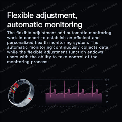 2026 Outdoor Sports Smart Ring 5ATM+IP68 Waterproof Rings Heart Rate Blood Pressure/Oxygen Sleep Health Monitoring Smartring Men