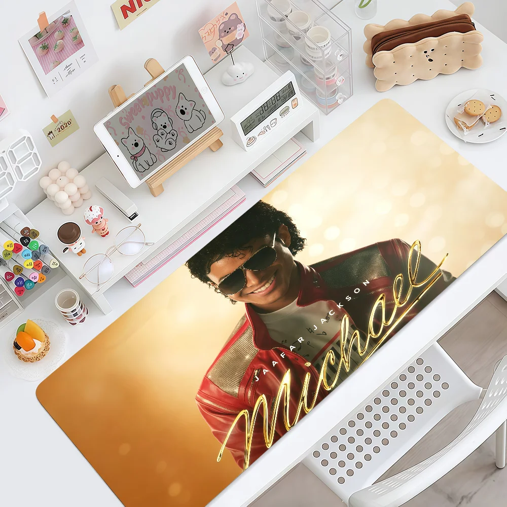 Mouse Pad MousePad Non-slip Music Jackson Lockedge Office Singer Student Gaming Thickened Large Writing M-Michael Pad Cushion