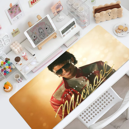 Mouse Pad MousePad Non-slip Music Jackson Lockedge Office Singer Student Gaming Thickened Large Writing M-Michael Pad Cushion