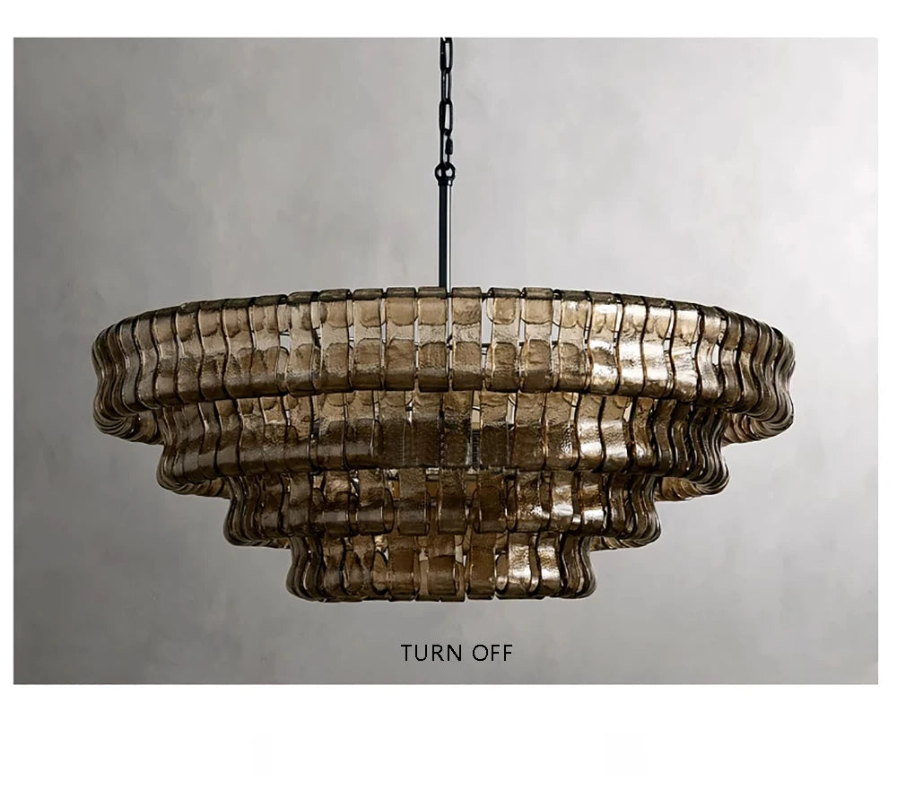 Glass Chandeliers Lights 2026 Classic Round Hanging Lamps for Ceiling Home Decoration Lighting Gold Lustres Lamparas De Teto