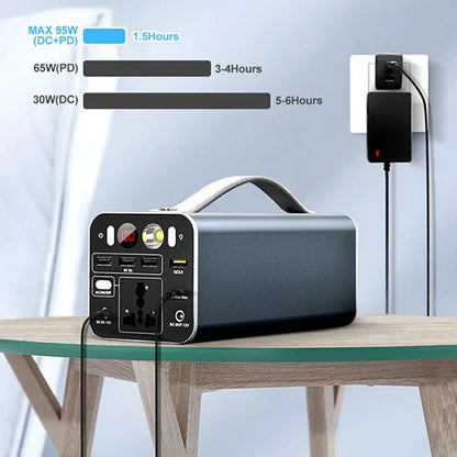 150W 45000mAh 110V/220V Portable Power Station Generator Battery AC DC output Outdoor Charger Emergency Power Supply Power Bank