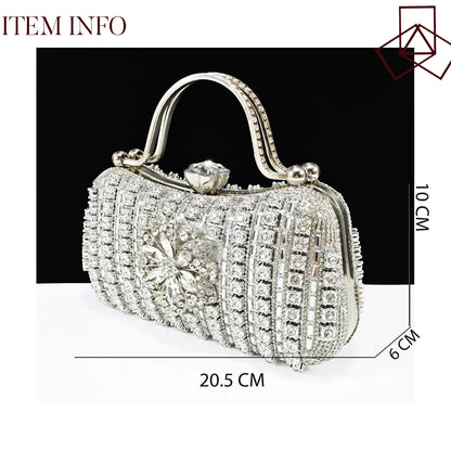 2026 Diamond Women Luxury Clutch Evening Bag Wedding Crystal Ladies Cell Phone Pocket Purse Female Wallet for Party Quality Gift