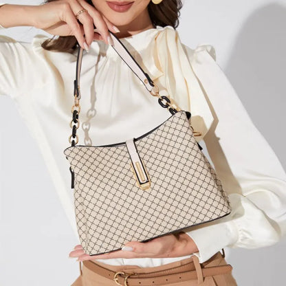 New Fashion Bucket Women Luxury Design Shoulder Bag Large Capacity Ladies PU Leather Crossbody Bag