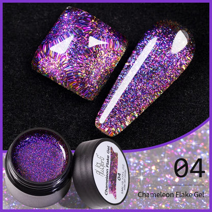AWStorG 5ML Colorful Laser Cat Magnetic Gel Blue Glitter Shine Soak Off  Semi Permanent  UV Gel Nail Art Varnish Nail Supplies