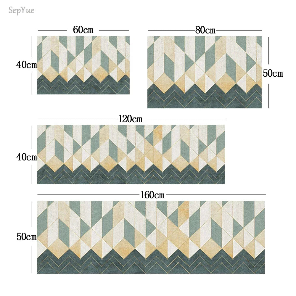 VIKAMA Kitchen Floor Mat Living Room And Bedroom Entrance Door Mat Home Decoration Laundry Room Corridor Long Small Carpet