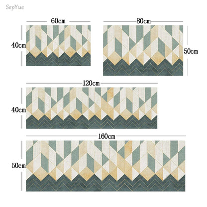 VIKAMA Kitchen Floor Mat Living Room And Bedroom Entrance Door Mat Home Decoration Laundry Room Corridor Long Small Carpet