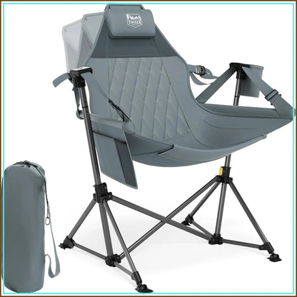 Oversized Hammock Camping Chair, Portable Swinging Chair for Outdoor, 400 lbs Capacity