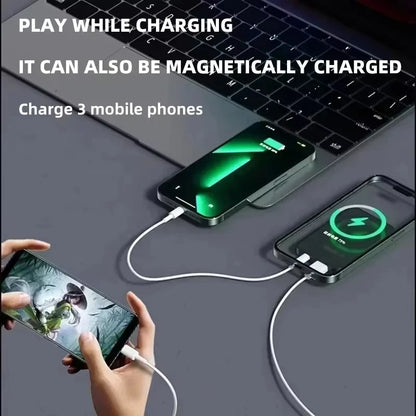 Lenovo PD22.5W Magnetic Wireless Large‑Capacity 500000mAh Portable Fast Charging External Battery Power Bank For iPhone Samsung