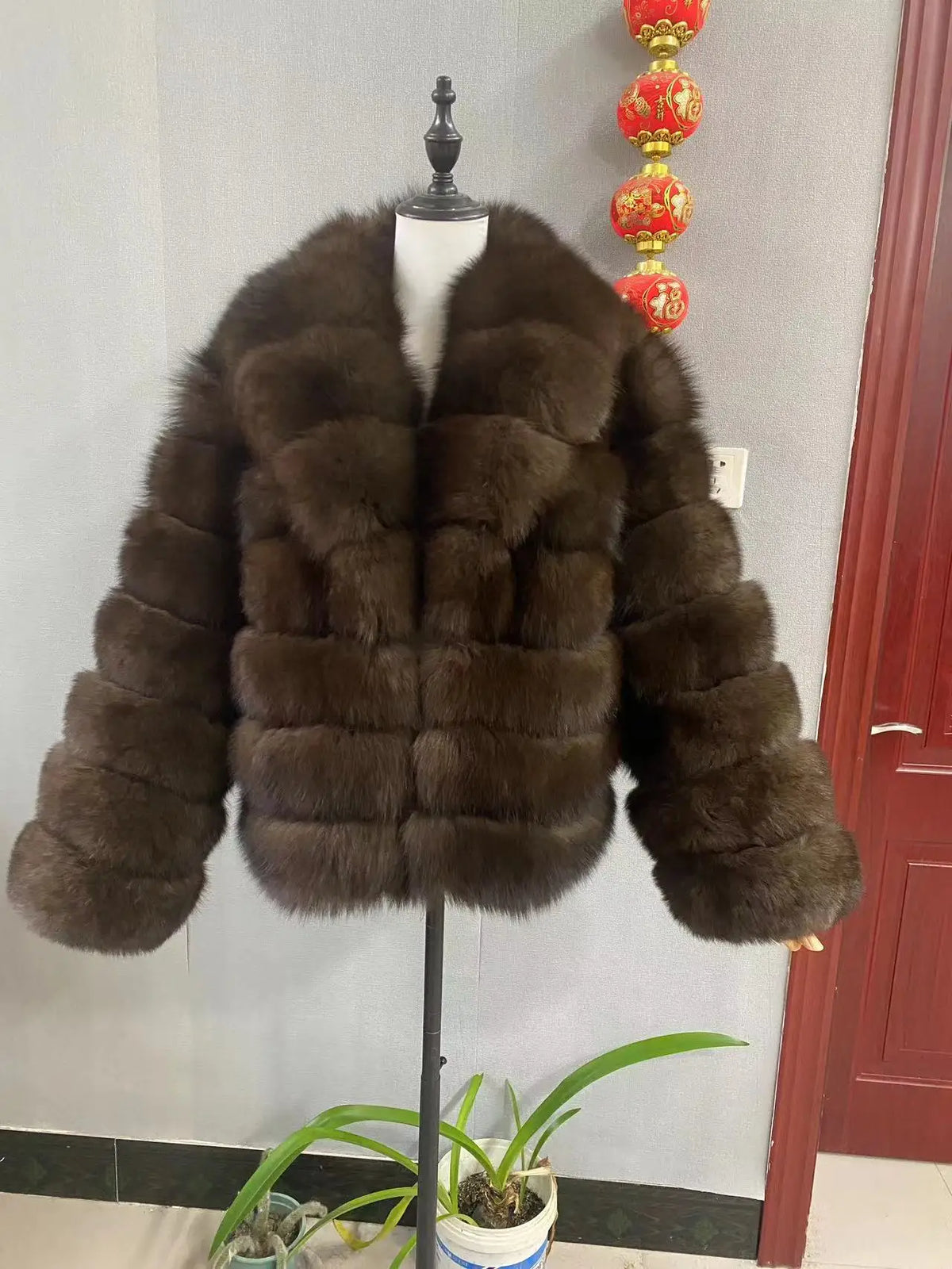Fox Fur Coat Real Women'S New Fashion Furry And Skin Clothing Natural New In Coats & Jackets