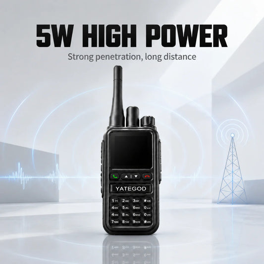 GM10 POC 4G Network GPS 100KM Dual-Mode Walkie-Talkie Global Intercom 5000KM Radio