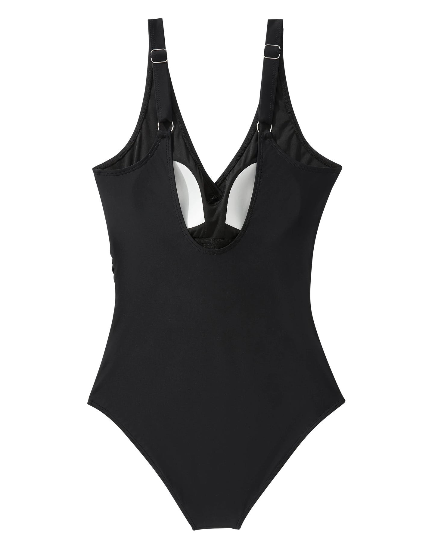 2026 New Sexy V-Neck One Piece Swimsuit For Women Plus Size Swimwear Female Bathing Suits Summer Beach Wear XL Size Swimsuit