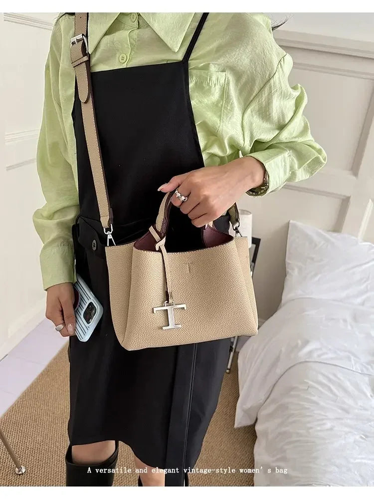 Premium Ladies Tote Bag, Fashionable Leather Crossbody Handbag For Women, Luxury Brand Messenger Bag