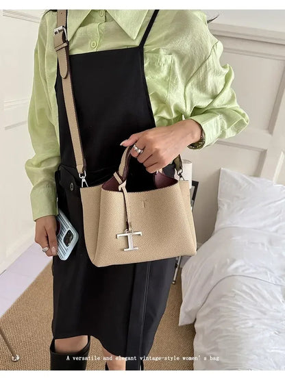 Premium Ladies Tote Bag, Fashionable Leather Crossbody Handbag For Women, Luxury Brand Messenger Bag