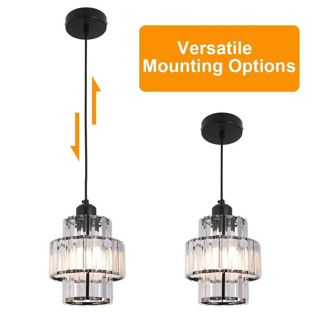 Modern Pendant Lights Luxury Led Crystal Ceiling Lamp Nordic Design Chandelier Bedroom Dining Room Table Kitchen Island Decor