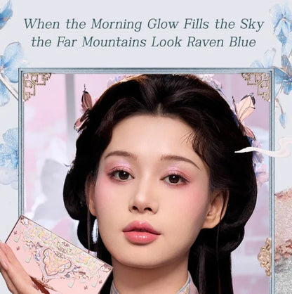 Flowerknows Butterfly Cloud Collar Collection Gift Set Makeup Kit Blush Lipstick Eyeshadow Palette All In One Box For Women