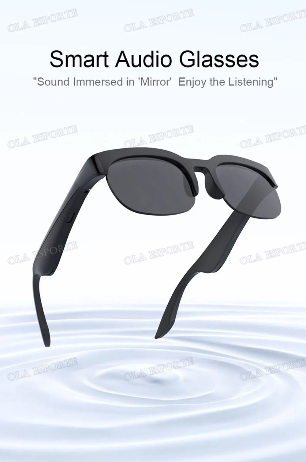 New Camera Control Smart Glasses 2026 Music Sunglasses Headphones Wireless Bluetooth Call Headset HIFI Audio glasses For Android