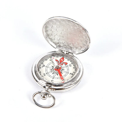 Pocket Watch Flip Compass Portable Hiking Navigation Compass Compass Keychain