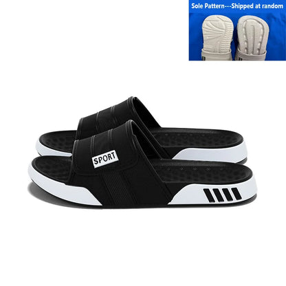 Big Size Men's Slippers Summer Ligtweight Indoor Home Slides EVA Shower Shoes Soft Sole Non-slip Outdoor Casual Beach Sandals